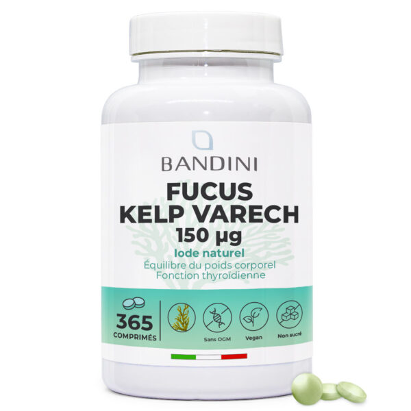Fucus Algue Varech 150mcg – 365 Comprimés