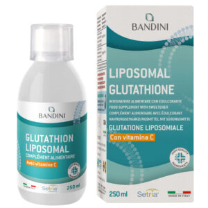 Glutathion liposomal avec vitamine C 250 ml BANDINI main
