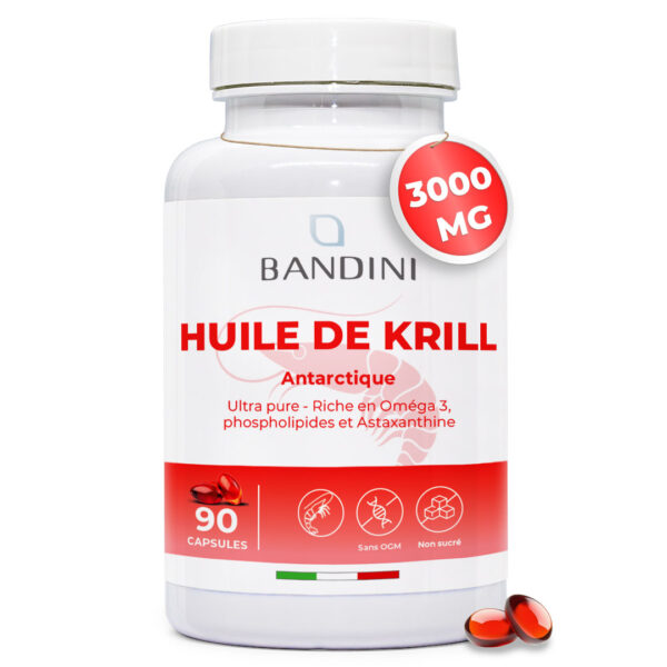 Huile de Krill – 90 capsules molles