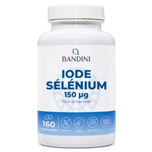 Iode Sélénium 150 mcg 160 comprimés BANDINI main