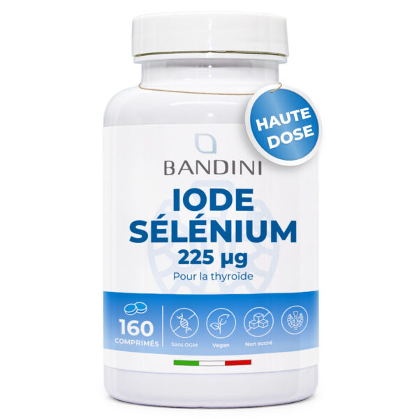 Iode + Sélénium 225mcg – 160 comprimés