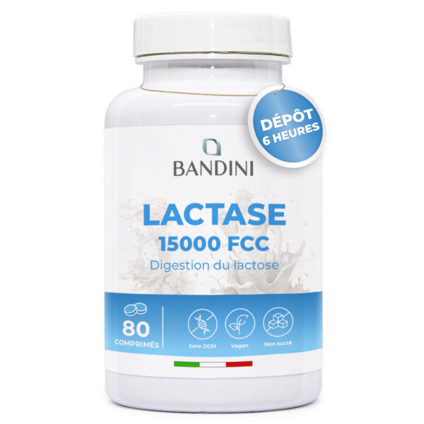 Lactase 15.000 FCC – 80 comprimés