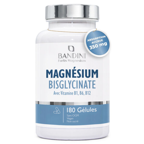 Magnésium bisglycinate – 180 gélules
