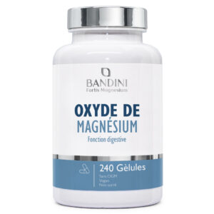 Magnésium Oxyde 240 gélules BANDINI main