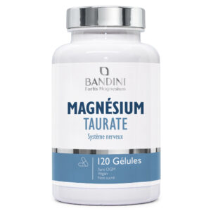 Magnésium taurate 120 gélules BANDINI main