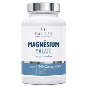Malate de Magnésium 240 comprimés BANDINI main