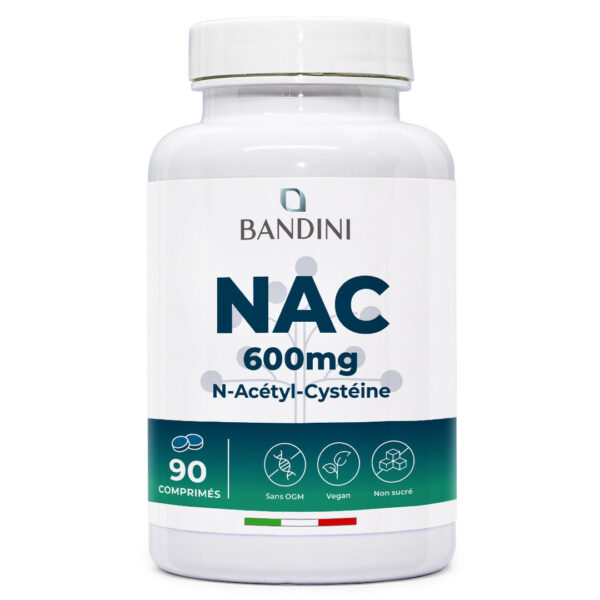 NAC N-Acétyl Cystéine 600 mg – 90 Comprimés