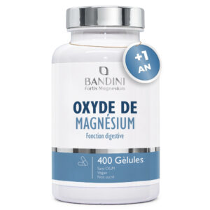 Oxyde de Magnésium 400 gélules BANDINI main