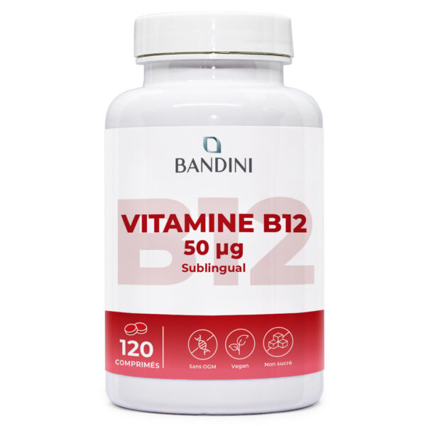 Vitamine B12 sublinguale – 120 comprimés