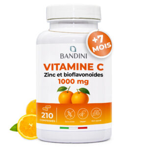 Vitamine C Zinc 210 comprimés BANDINI main