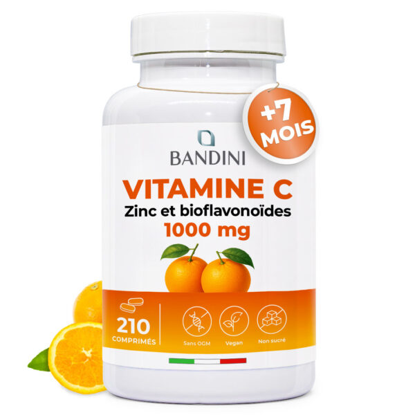 Vitamine C + Zinc – 210 comprimés