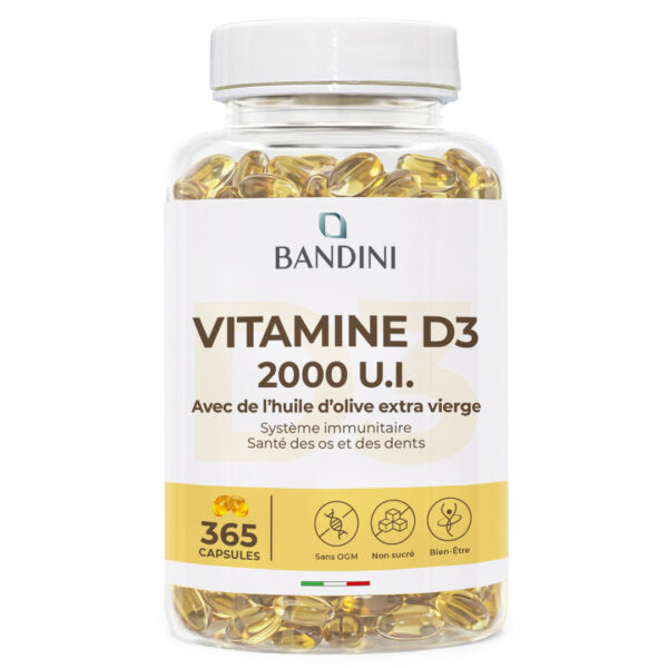 Vitamine D3 – 365 softgels